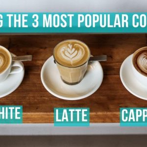 How to Make the 3 Most Popular Milk Coffees #barista #coffee